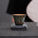 Yangzhou Lacquerware Mother of Pearl Tea Cup
