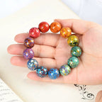 Handmade Lacquerware Chakra Bead Bracelet