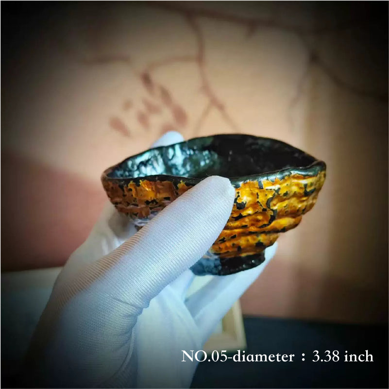 Natural Lingzhi Lacquer Tea Cup