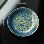 Gilding Lacquerware Tea Saucer with Genuine Gold Leaf