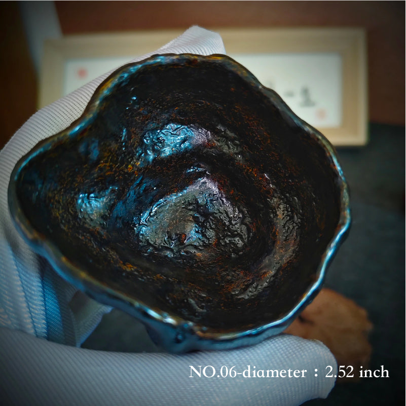 Natural Lingzhi Lacquer Tea Cup