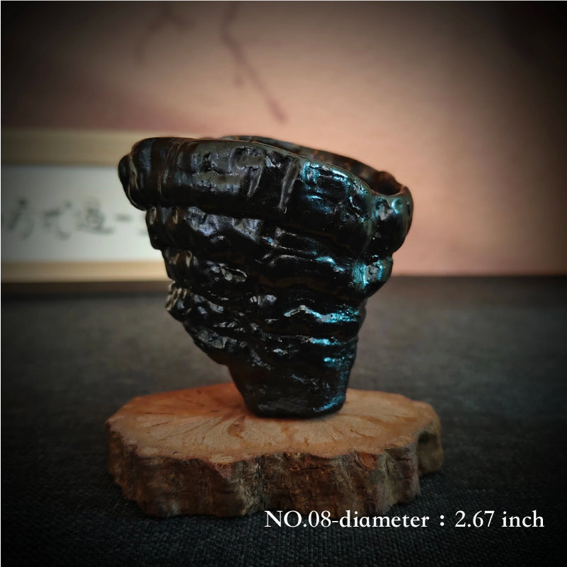 Natural Lingzhi Lacquer Tea Cup