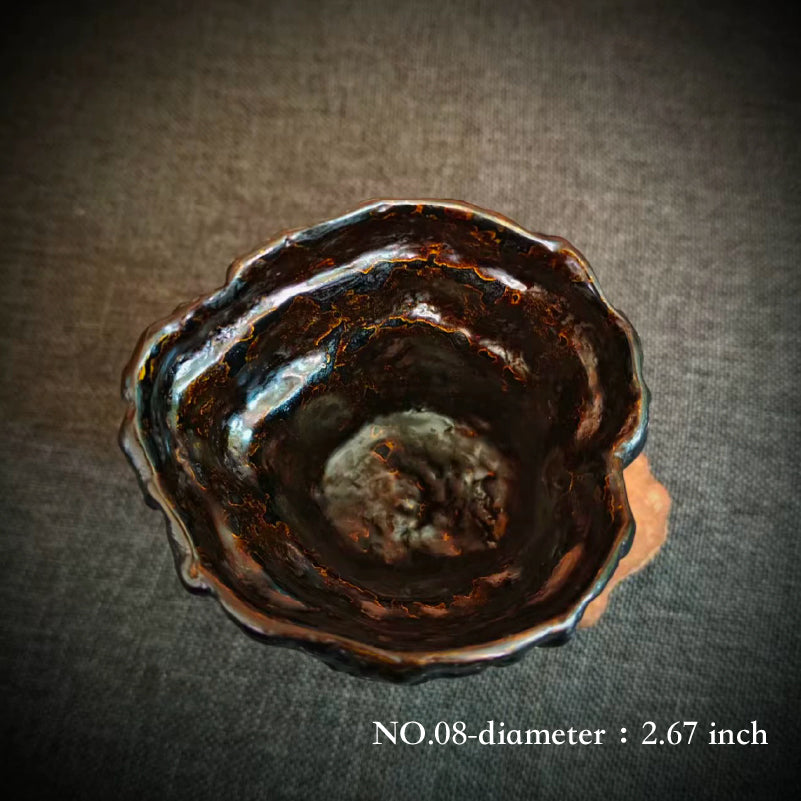 Natural Lingzhi Lacquer Tea Cup