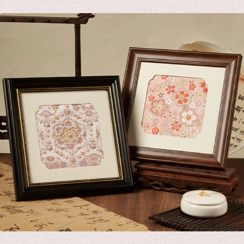 Song Brocade Pearl Art DIY Kit - Traditional Chinese Craft with Multiple Patterns