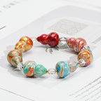 Handmade Lacquerware Lucky Gourd Bracelet