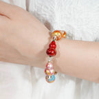 Handmade Lacquerware Lucky Gourd Bracelet