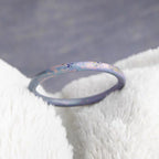 Custom Lacquerware Bangle Monet Iris Purple