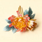 Handmade Ronghua Silk Chrysanthemum Hairpin