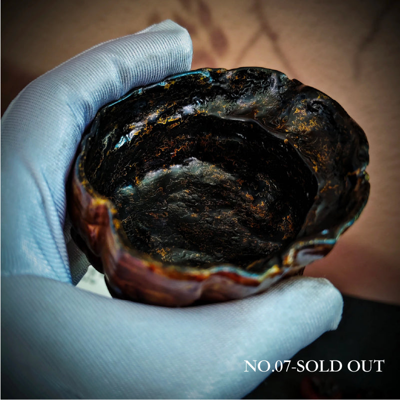 Natural Lingzhi Lacquer Tea Cup