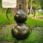 Black Lacquerware Gourd Chinese Lacquer Flask 500ml