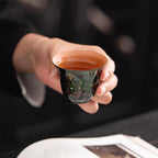 Yangzhou Lacquerware Mother of Pearl Tea Cup