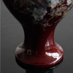 Lacquerware Vase with Mother of Pearl Inlay | Squirrel & Grape Design