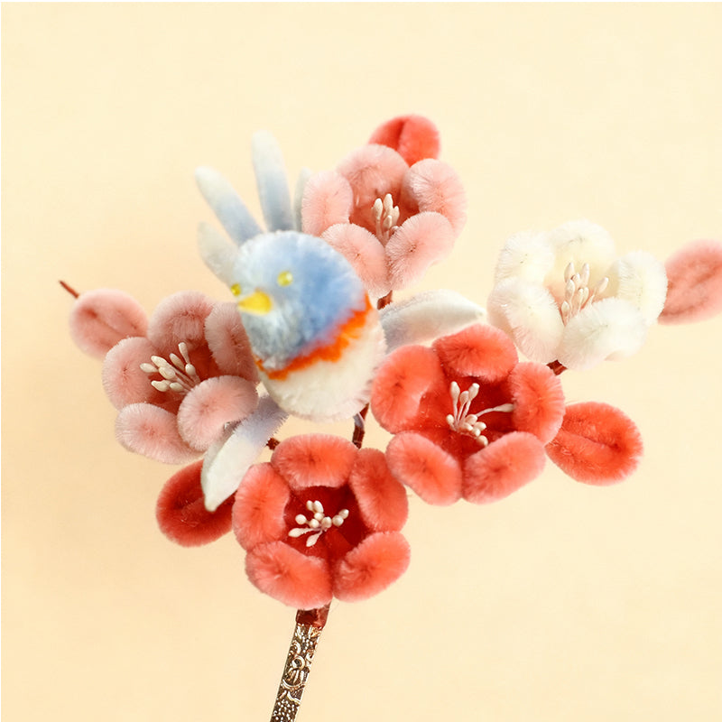 Plum Blossom Hairpin Inspired by Joyful Elegance