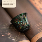 Yangzhou Lacquerware Mother of Pearl Tea Cup