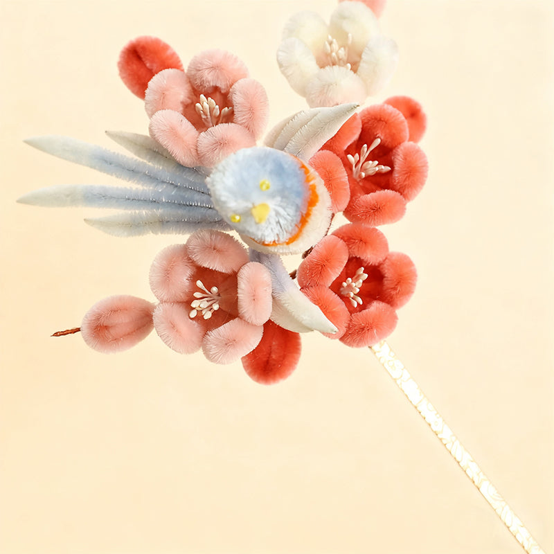 Plum Blossom Hairpin Inspired by Joyful Elegance