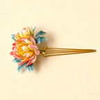 Handmade Ronghua Silk Chrysanthemum Hairpin