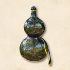 Black Lacquerware Gourd Chinese Lacquer Flask 500ml