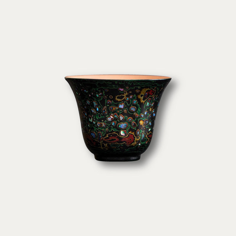 Yangzhou Lacquerware Mother of Pearl Tea Cup