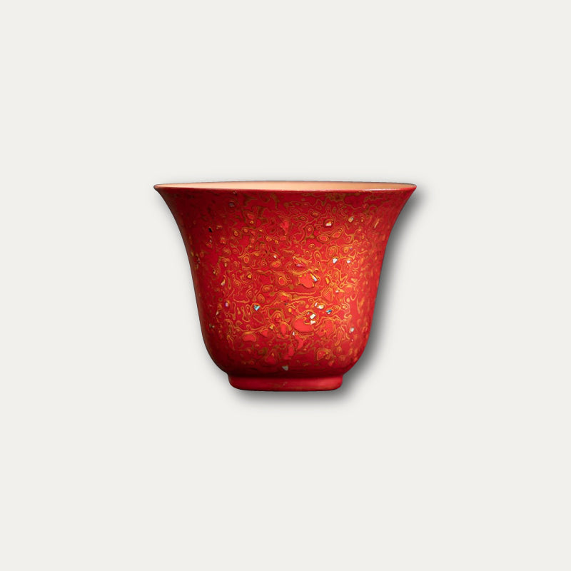 Yangzhou Lacquerware Mother of Pearl Tea Cup